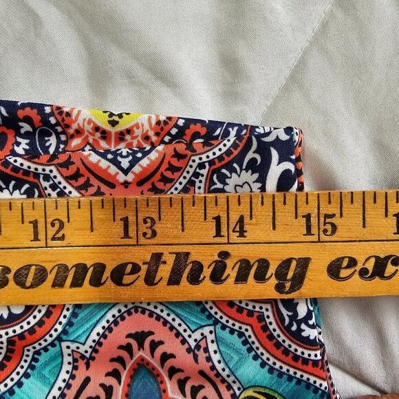 EUC LIKE NEW CHATOYANT WIDE LEG MANDALA PRINT BOHO SLINKY PANTS WIDE LEG PANT L - Picture 11 of 13